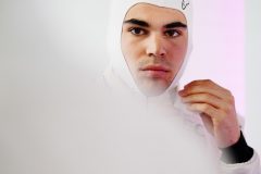 Lance Stroll, Racing Point, in the garage