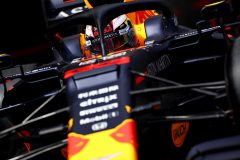 BARCELONA, SPAIN - MAY 11: Max Verstappen of the Netherlands driving the (33) Aston Martin Red Bull Racing RB15 leaves the garage during qualifying for the F1 Grand Prix of Spain at Circuit de Barcelona-Catalunya on May 11, 2019 in Barcelona, Spain. (Photo by Mark Thompson/Getty Images) // Getty Images / Red Bull Content Pool  // AP-1ZA76JFGW2111 // Usage for editorial use only // Please go to www.redbullcontentpool.com for further information. //