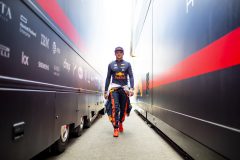 BARCELONA, SPAIN - MAY 11: Max Verstappen of Netherlands and Red Bull Racing walks to the garage before qualifying for the F1 Grand Prix of Spain at Circuit de Barcelona-Catalunya on May 11, 2019 in Barcelona, Spain. (Photo by Mark Thompson/Getty Images) // Getty Images / Red Bull Content Pool  // AP-1ZA7MQQDH1W11 // Usage for editorial use only // Please go to www.redbullcontentpool.com for further information. //