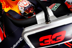 BAHRAIN, BAHRAIN - MARCH 30: Max Verstappen of Netherlands and Red Bull Racing prepares to drive in the garage during final practice for the F1 Grand Prix of Bahrain at Bahrain International Circuit on March 30, 2019 in Bahrain, Bahrain. (Photo by Mark Thompson/Getty Images) // Getty Images / Red Bull Content Pool  // AP-1YVNSPW3W1W11 // Usage for editorial use only // Please go to www.redbullcontentpool.com for further information. //