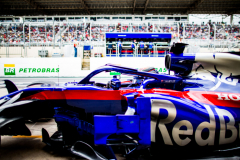 SAO PAULO, BRAZIL - NOVEMBER 10:  Brendon Hartley of Scuderia Toro Rosso and New Zealand during qualifying for the Formula One Grand Prix of Brazil at Autodromo Jose Carlos Pace on November 10, 2018 in Sao Paulo, Brazil.  (Photo by Peter Fox/Getty Images) // Getty Images / Red Bull Content Pool  // AP-1XFPDYC4W2111 // Usage for editorial use only // Please go to www.redbullcontentpool.com for further information. //